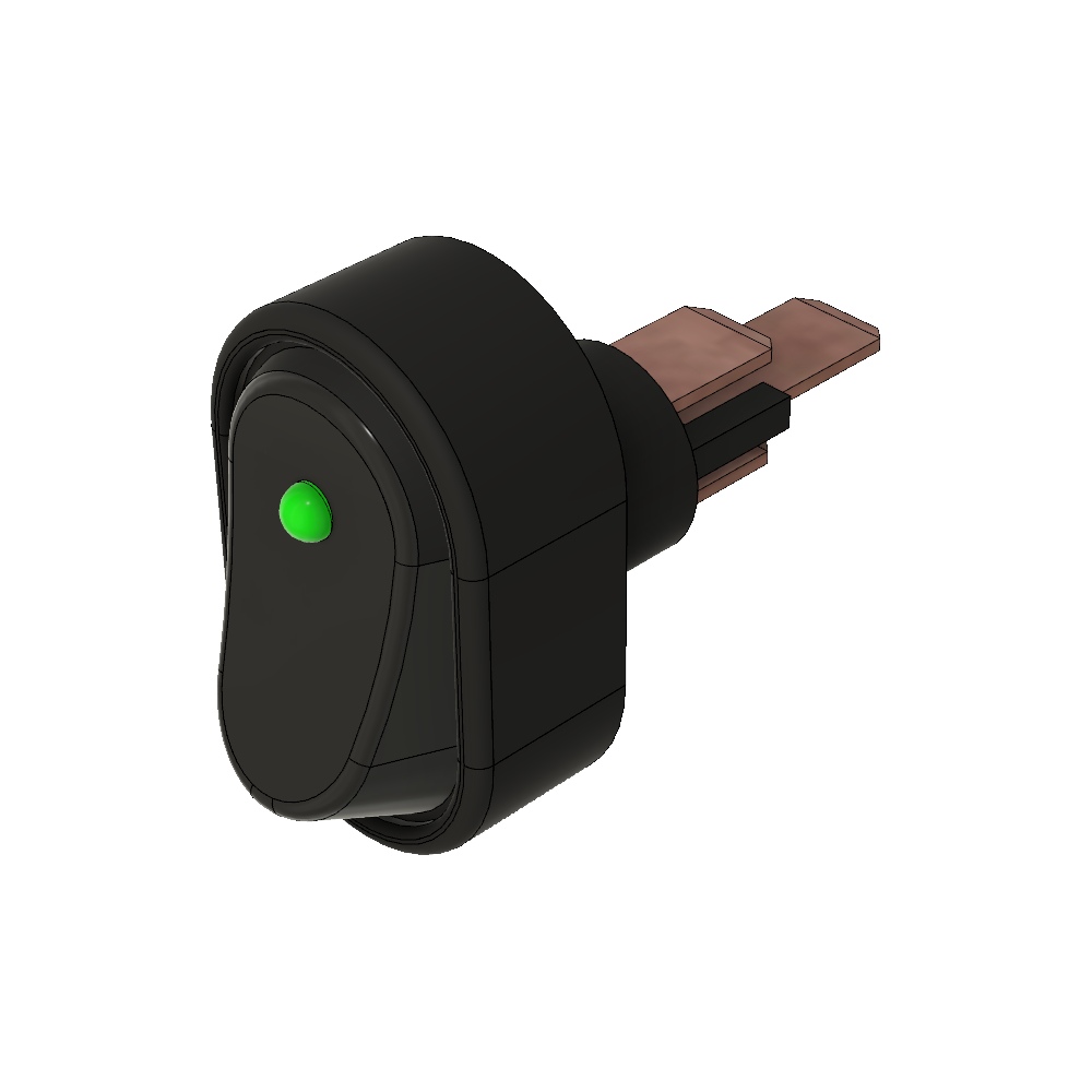 Ein-/Aus-Schalter mit Beleuchtung für die NX-Reihe (ehemals Next 3D)